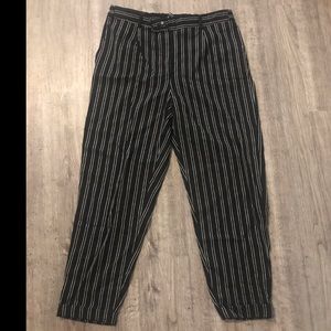 Bershka pin stripe ankle length pants